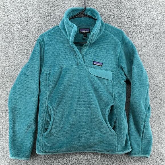 Patagonia‎ 1/4 Button Fleece Pullover Women’s Sz Medium - Picture 1 of 3